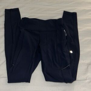 navy lululemon leggings